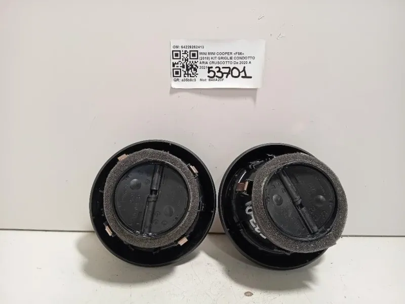 KIT Griglie Condotto ARIA Cruscotto 64229262413 Mini MINI Cooper F56 2018