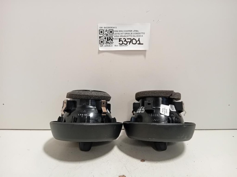 KIT Griglie Condotto ARIA Cruscotto 64229262413 Mini MINI Cooper F56 2018