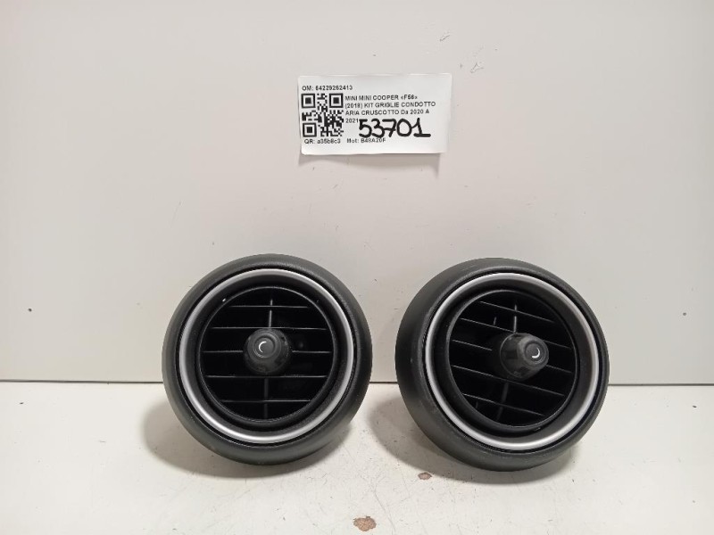 KIT Griglie Condotto ARIA Cruscotto 64229262413 Mini MINI Cooper F56 2018