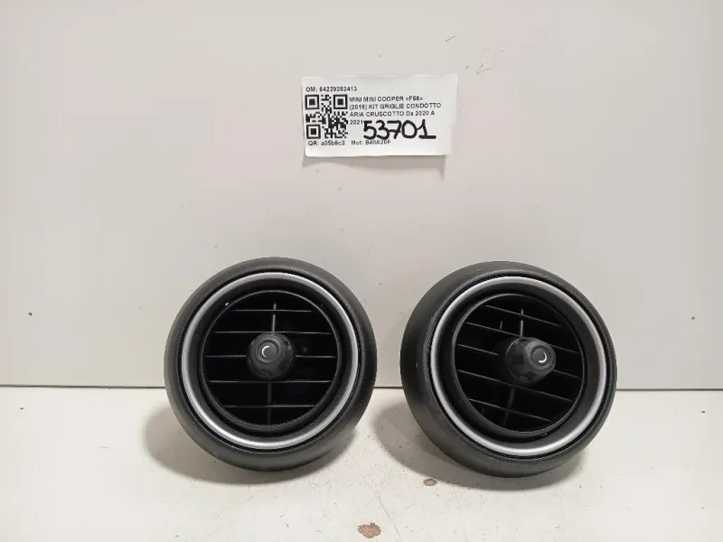 KIT Griglie Condotto ARIA Cruscotto 64229262413 Mini MINI Cooper F56 2018