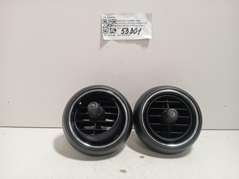 KIT Griglie Condotto ARIA Cruscotto 9289558 Mini MINI Cooper F56 2018