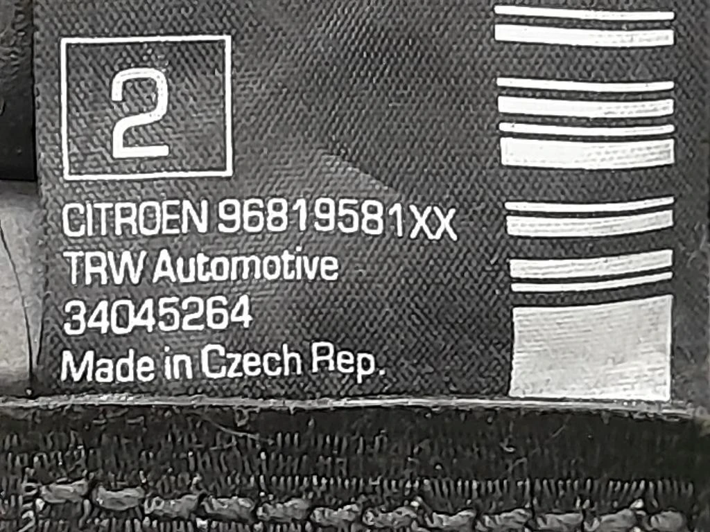 Cintura DI Sicurezza Sedile POST DX 34048178B Citroen DS3 2010