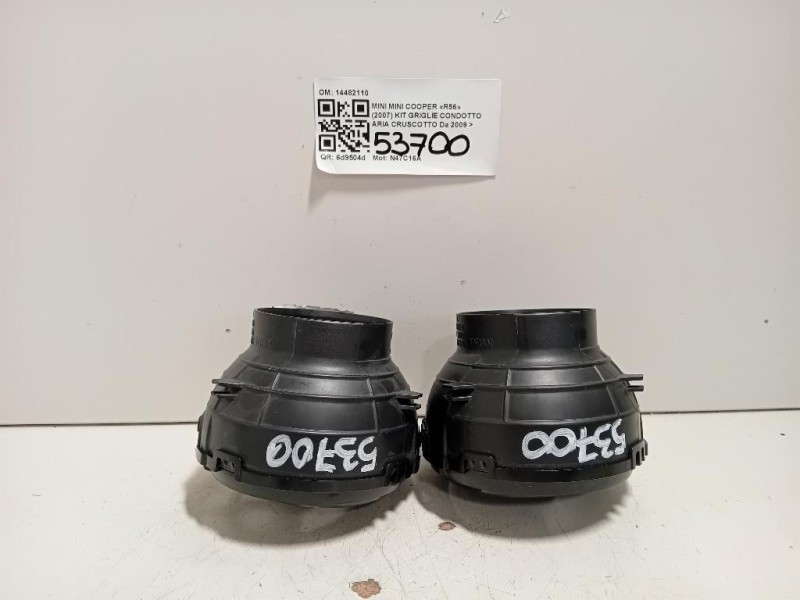 KIT Griglie Condotto ARIA Cruscotto 14482110 Mini MINI Cooper R56 2007