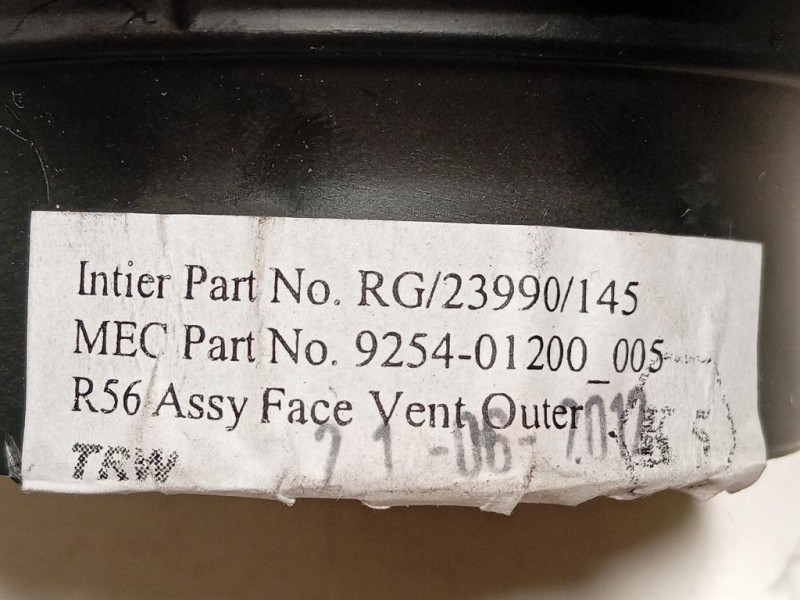 KIT Griglie Condotto ARIA Cruscotto 14482110 Mini MINI Cooper R56 2007