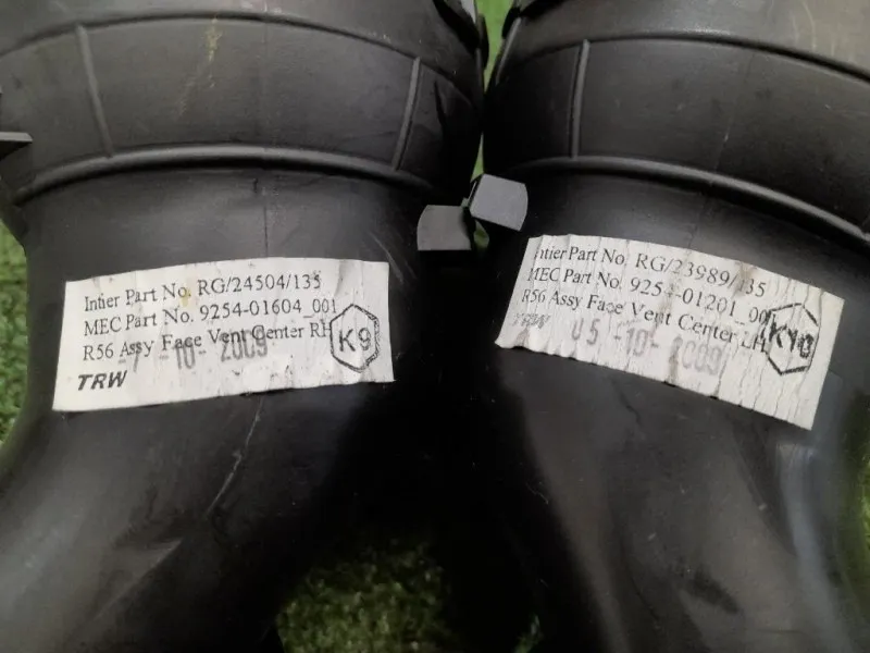 KIT Griglie Condotto ARIA Cruscotto KIT GRIGLIE CONDOTTO ARIA CRUSCOTTO Mini MINI ONE R56 2007