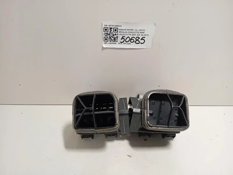 KIT Griglie Condotto ARIA Cruscotto 687513BBOA6873BBOA DX+SX Nissan Micra IV 2013