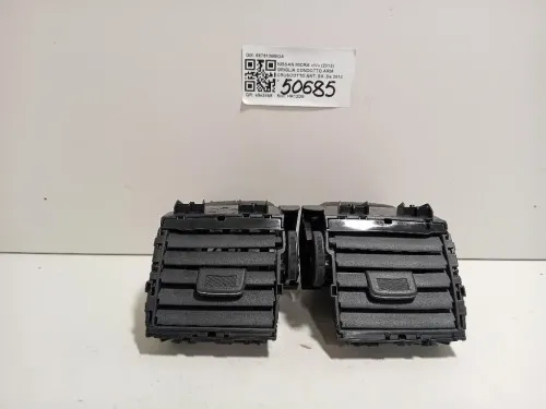 KIT Griglie Condotto ARIA Cruscotto 687513BBOA6873BBOA DX+SX Nissan Micra IV 2013