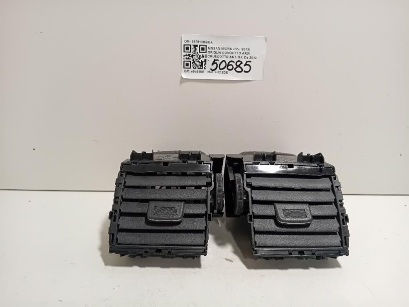 KIT Griglie Condotto ARIA Cruscotto 687513BBOA6873BBOA DX+SX Nissan Micra IV 2013