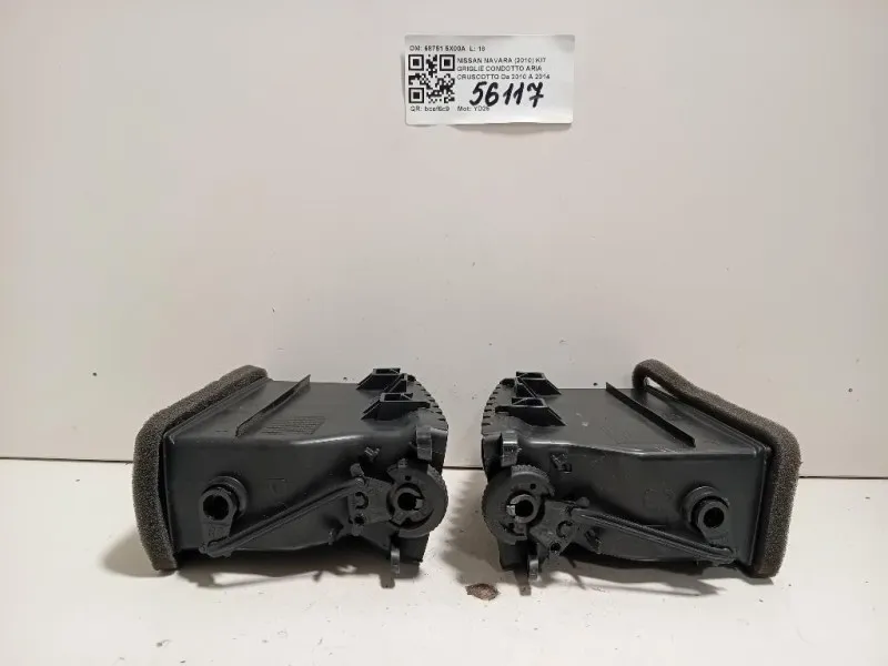 KIT Griglie Condotto ARIA Cruscotto 68751 5X00A Nissan Navara 2010