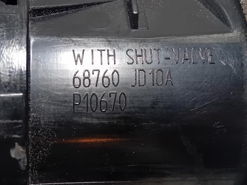 KIT Griglie Condotto ARIA Cruscotto 68760JD10A DX+SX Nissan Qashqai I 2010