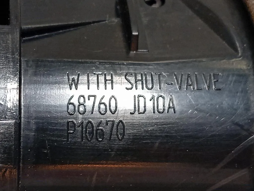 KIT Griglie Condotto ARIA Cruscotto 68760JD10A Nissan Qashqai I 2010