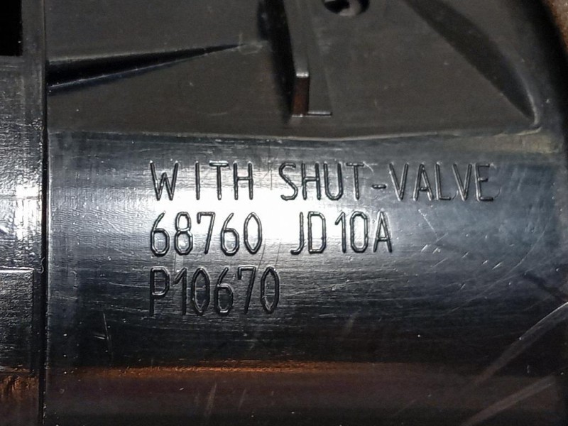 KIT Griglie Condotto ARIA Cruscotto 68760JD10A Nissan Qashqai I 2010