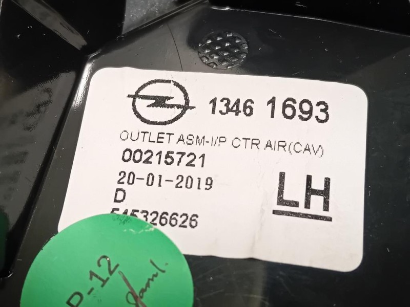 KIT Griglie Condotto ARIA Cruscotto 1346169313461694 DX+SX Opel Crossland X 2017