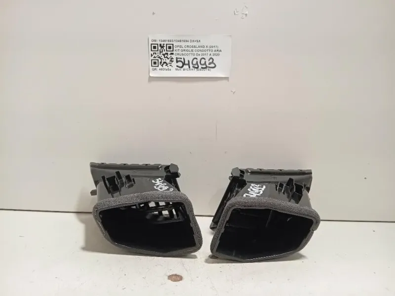 KIT Griglie Condotto ARIA Cruscotto 1346169313461694 DX+SX Opel Crossland X 2017