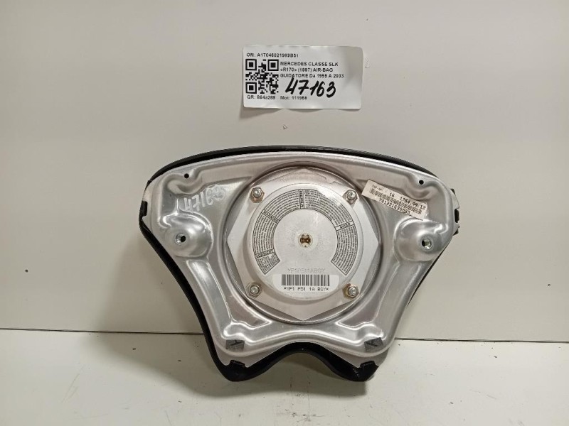 Air-bag Guidatore A17046021989B51 Mercedes Classe SLK R170 1997