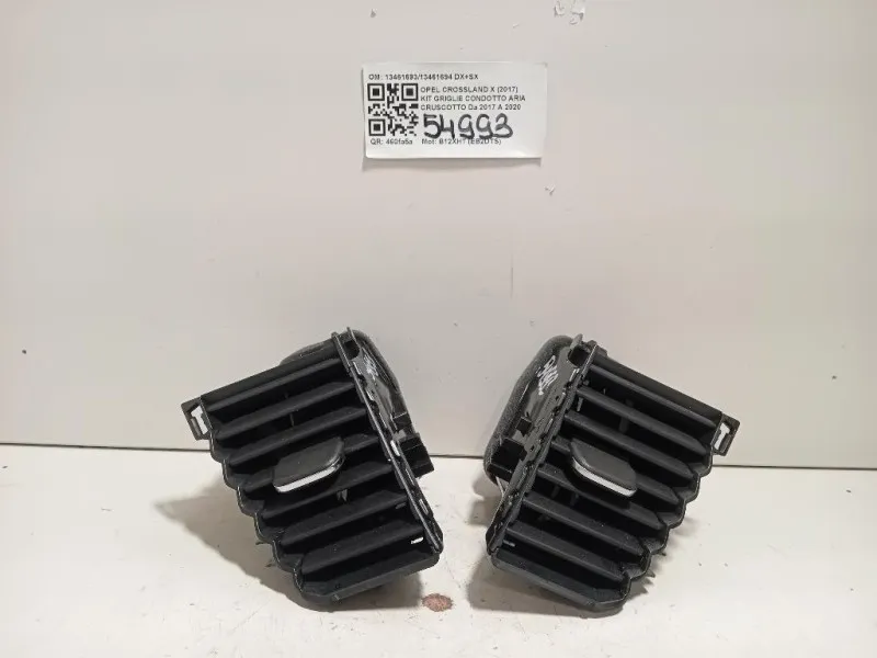 KIT Griglie Condotto ARIA Cruscotto 1346169313461694 DX+SX Opel Crossland X 2017