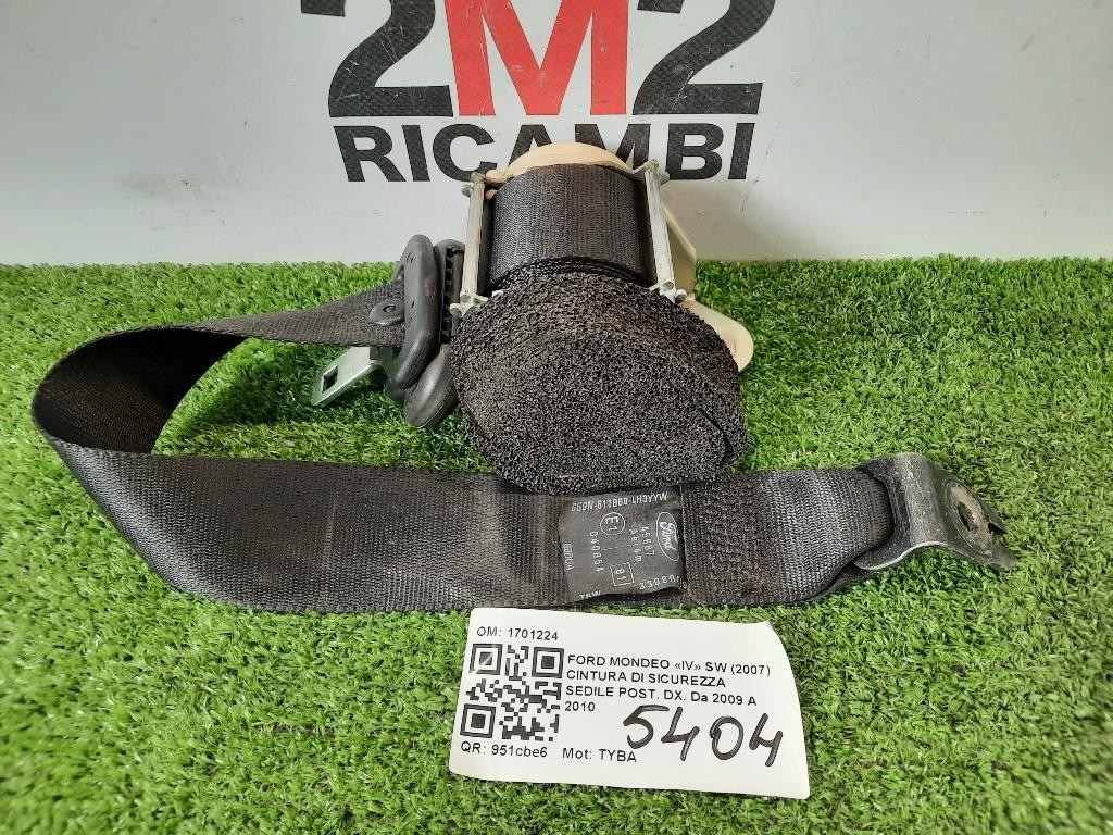 Cintura DI Sicurezza Sedile POST DX 1701224 Ford Mondeo IV SW 2007