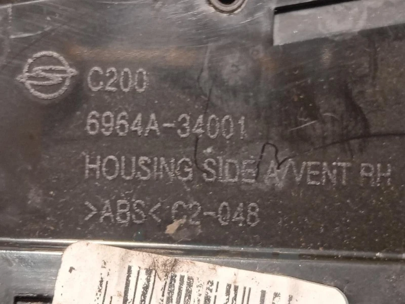 KIT Griglie Condotto ARIA Cruscotto 76540-340106964A-34001 Ssangyong Korando III 2011