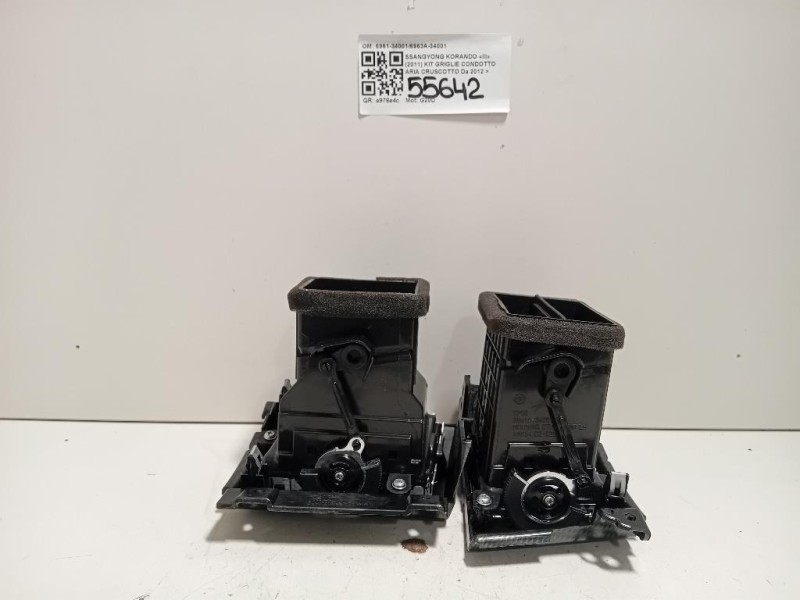 KIT Griglie Condotto ARIA Cruscotto 6961-340016963A-34001 Ssangyong Korando III 2011