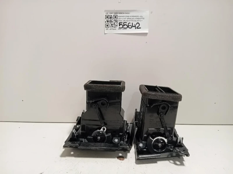 KIT Griglie Condotto ARIA Cruscotto 6961-340016963A-34001 Ssangyong Korando III 2011