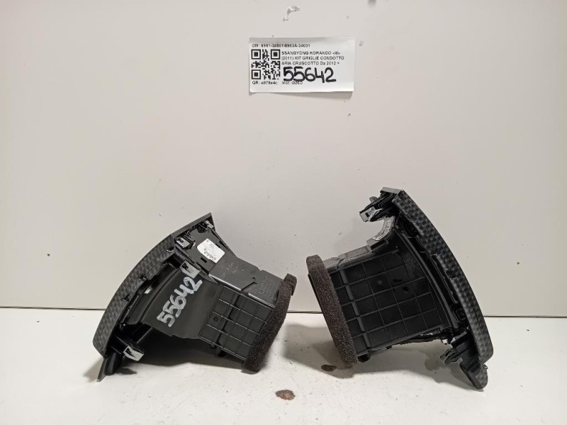 KIT Griglie Condotto ARIA Cruscotto 6961-340016963A-34001 Ssangyong Korando III 2011