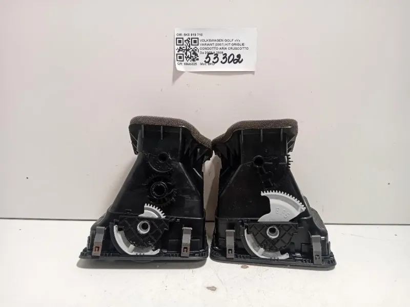 KIT Griglie Condotto ARIA Cruscotto 5K0 819 710 Volkswagen GOLF V Variant 2007