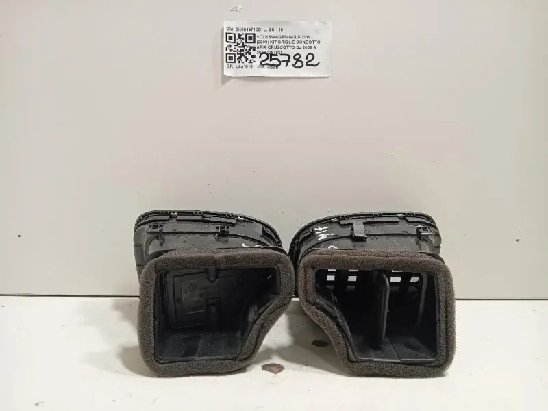 KIT Griglie Condotto ARIA Cruscotto 5K0819710D Volkswagen GOLF VI 2009