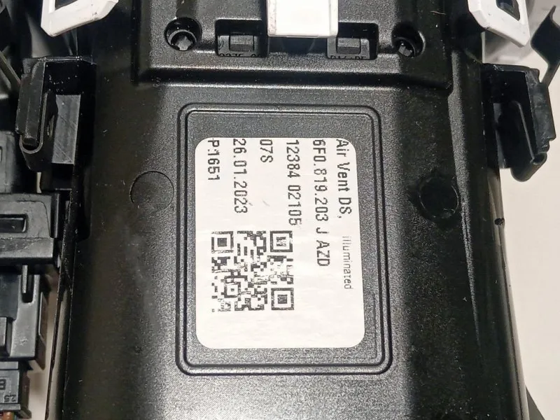 KIT Griglie Condotto ARIA Cruscotto 8F0 820 951 D Volkswagen Touran III 2010