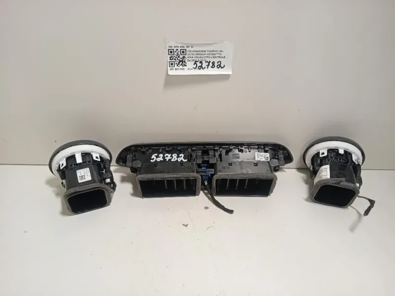 KIT Griglie Condotto ARIA Cruscotto 8F0 820 951 D Volkswagen Touran III 2010