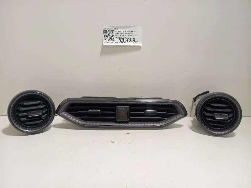 KIT Griglie Condotto ARIA Cruscotto 8F0 820 951 D Volkswagen Touran III 2010