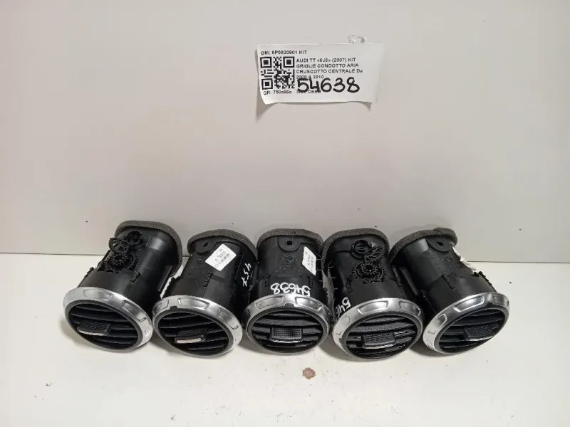 KIT Griglie Condotto ARIA Cruscotto Centrale 8P0820901 KIT Audi TT 8J3 2007