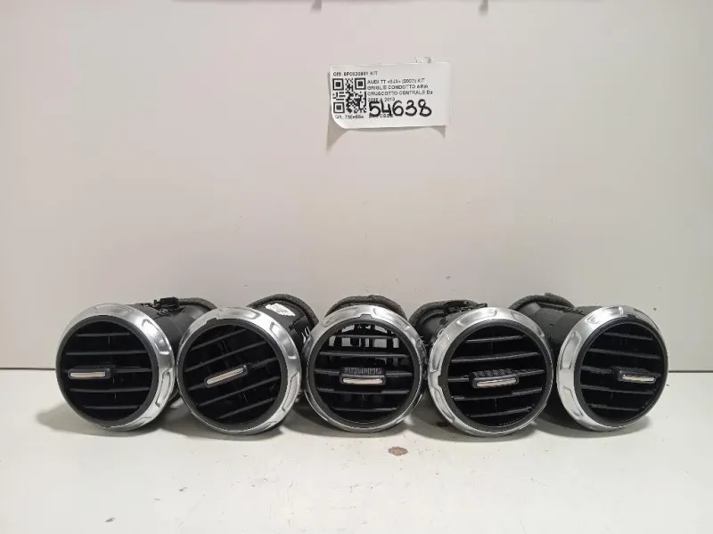 KIT Griglie Condotto ARIA Cruscotto Centrale 8P0820901 KIT Audi TT 8J3 2007