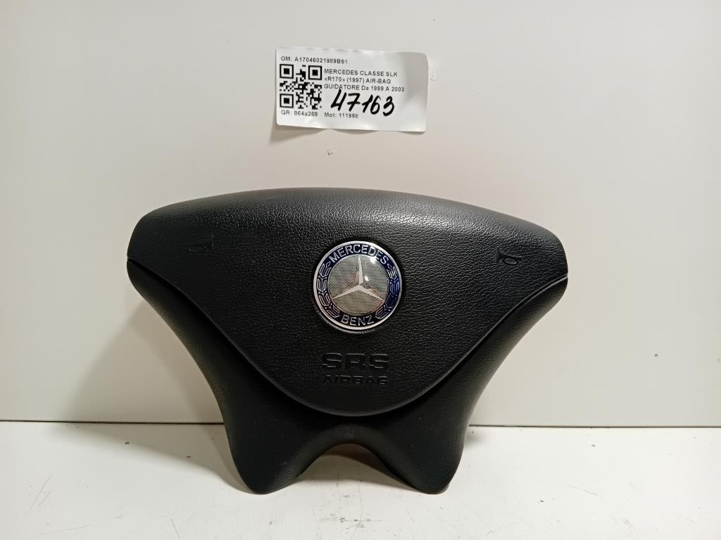 Air-bag Guidatore A17046021989B51 Mercedes Classe SLK R170 1997