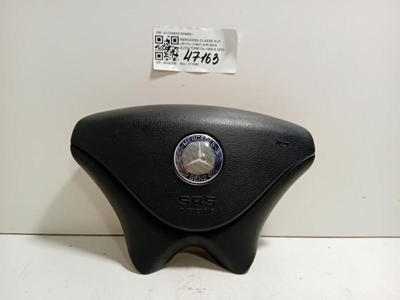 Air-bag Guidatore A17046021989B51 Mercedes Classe SLK R170 1997