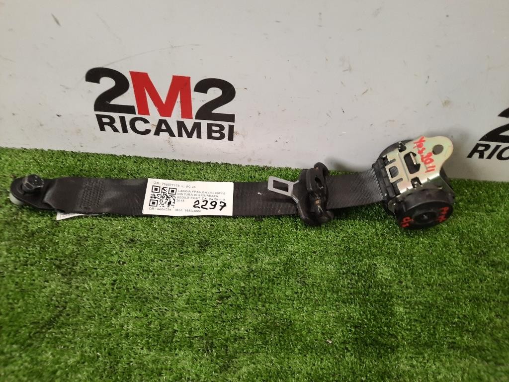 Cintura DI Sicurezza Sedile POST DX 735577178 Lancia Ypsilon III 2011