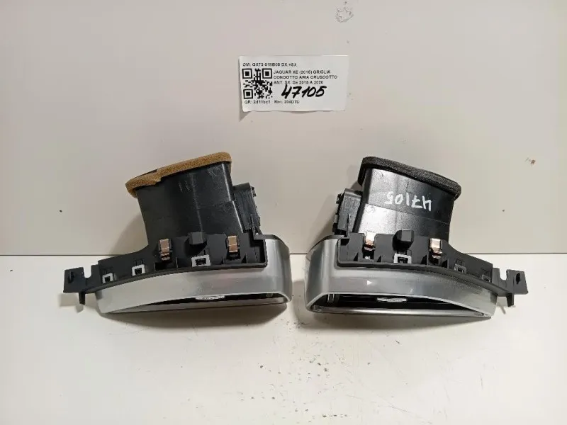 KIT Griglie Condotto ARIA Cruscotto Centrale GX73-018B09 DX+SX Jaguar XE 2015