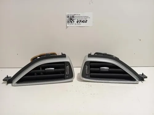 KIT Griglie Condotto ARIA Cruscotto Centrale GX73-018B09 DX+SX Jaguar XE 2015