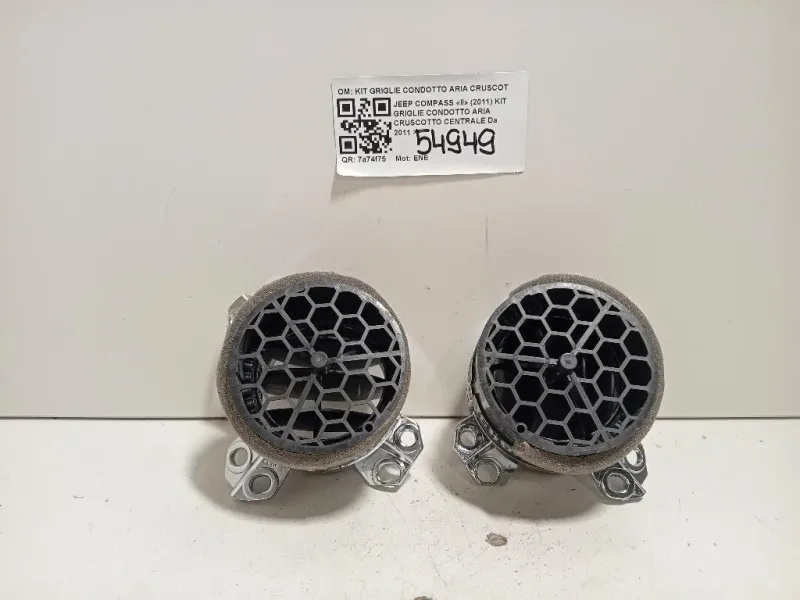 KIT Griglie Condotto ARIA Cruscotto Centrale KIT GRIGLIE CONDOTTO ARIA CRUSCOTTO CENTRALE Jeep Compass II 2011