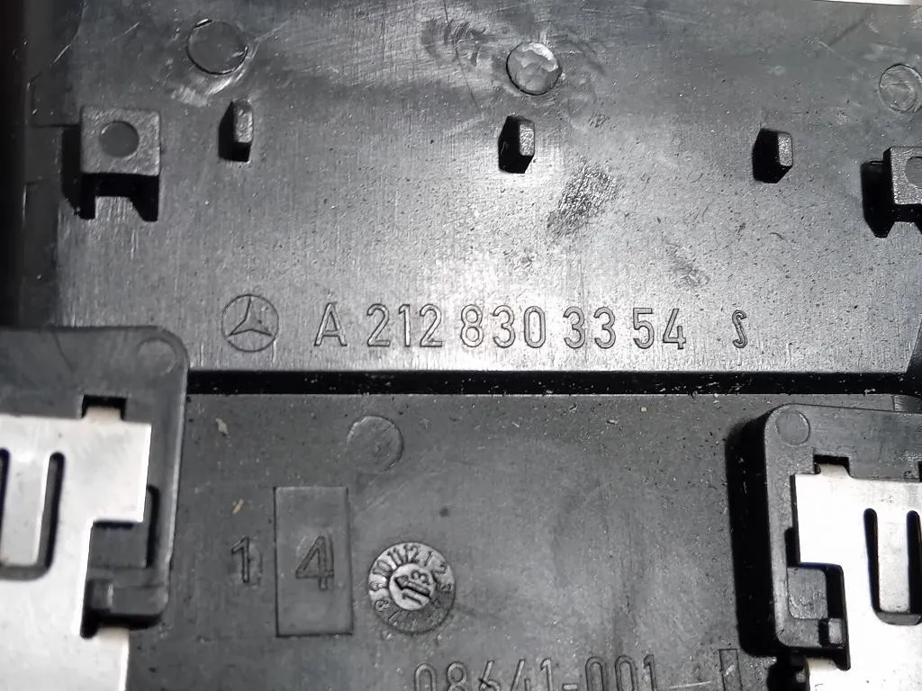 KIT Griglie Condotto ARIA Cruscotto Centrale A2128303154 Mercedes Classe E W212 2009