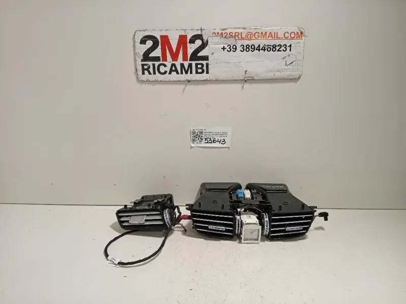 KIT Griglie Condotto ARIA Cruscotto Centrale A2128303154 Mercedes Classe E W212 2009