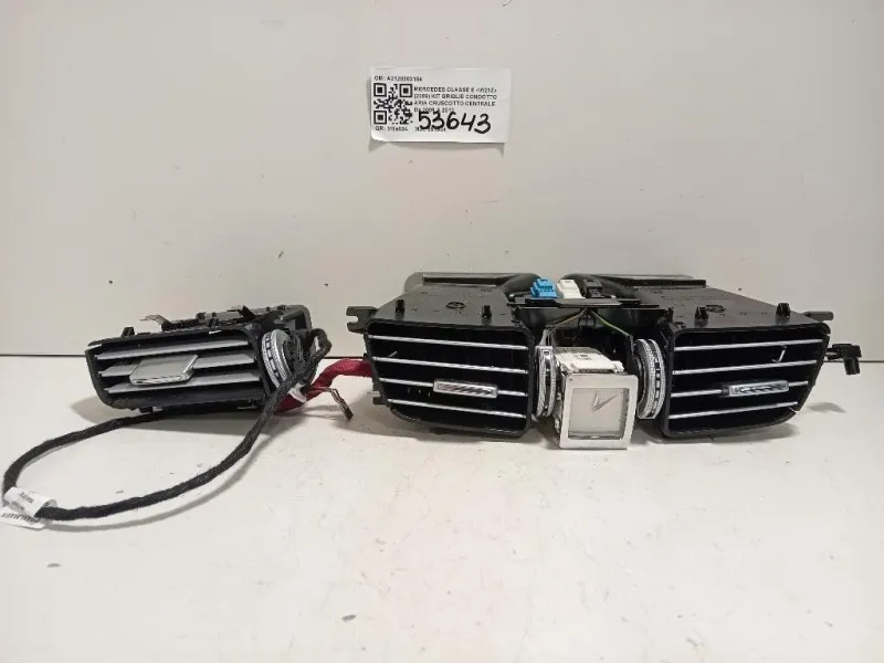 KIT Griglie Condotto ARIA Cruscotto Centrale A2128303154 Mercedes Classe E W212 2009