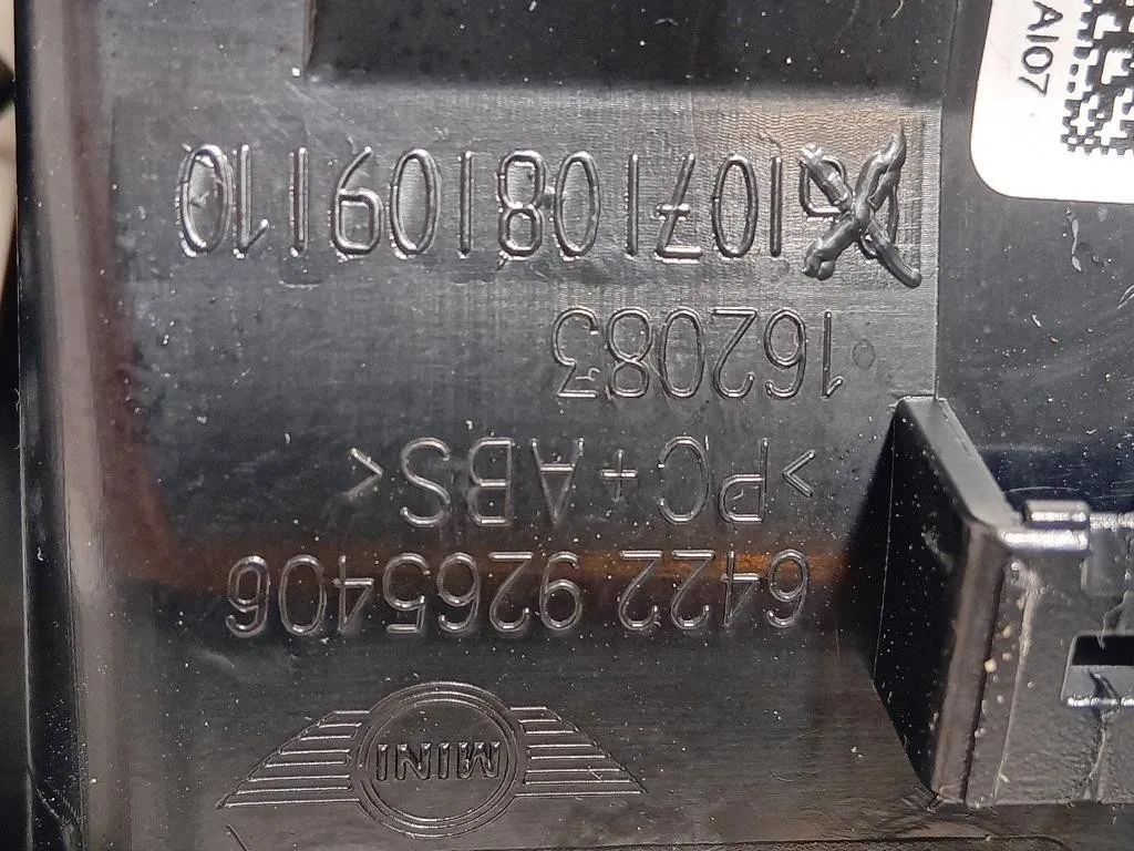 KIT Griglie Condotto ARIA Cruscotto Centrale 6422926540664229265405 Mini MINI Cooper F56 2014