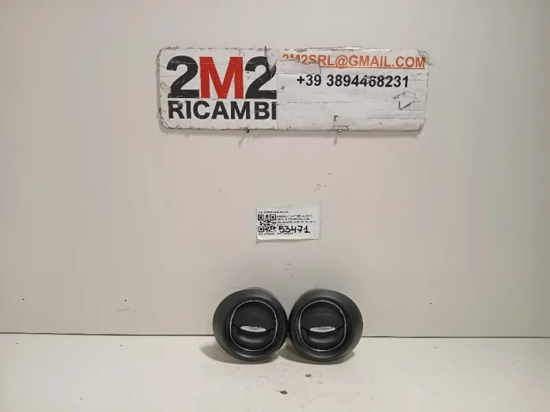 KIT Griglie Condotto ARIA Cruscotto Centrale 687608143R DX+SX Renault Captur I 2017