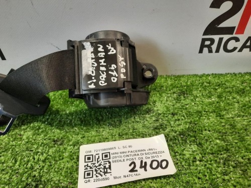 Cintura DI Sicurezza Sedile POST DX