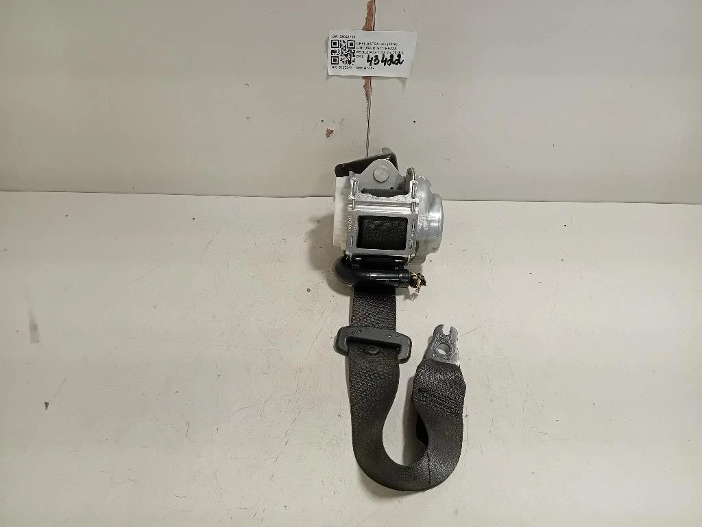Cintura DI Sicurezza Sedile POST DX 39043714 Opel Astra K 2016
