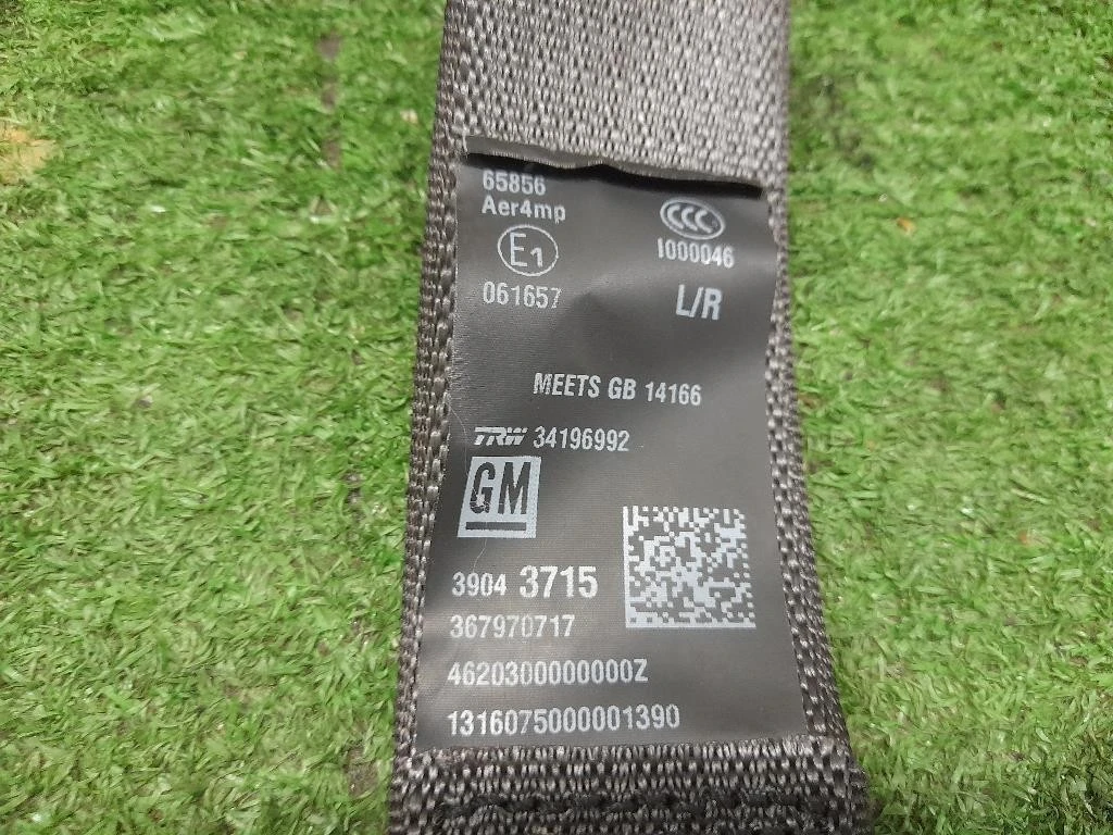 Cintura DI Sicurezza Sedile POST DX 39043715 Opel Astra K SW 2016