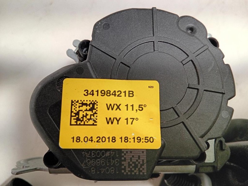 Cintura DI Sicurezza Sedile POST DX 8975SJ Peugeot 5008 I 2010