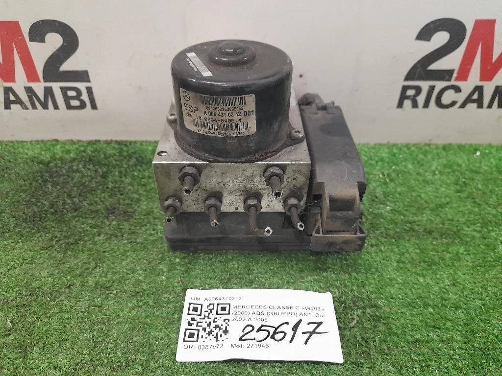ABS Gruppo ANT A0064310312 Mercedes Classe C W203 2000