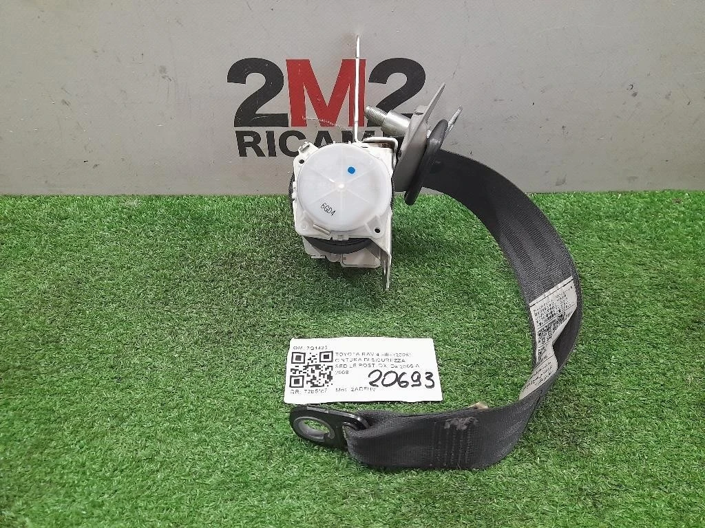 Cintura DI Sicurezza Sedile POST DX 7Q1430 Toyota RAV 4 III 2006