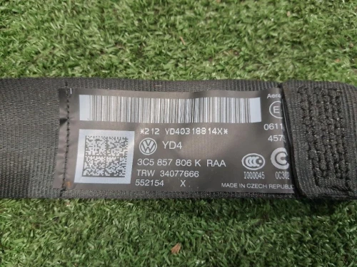 Cintura DI Sicurezza Sedile POST DX 3C5857806KRAA Volkswagen Passat VI 2011
